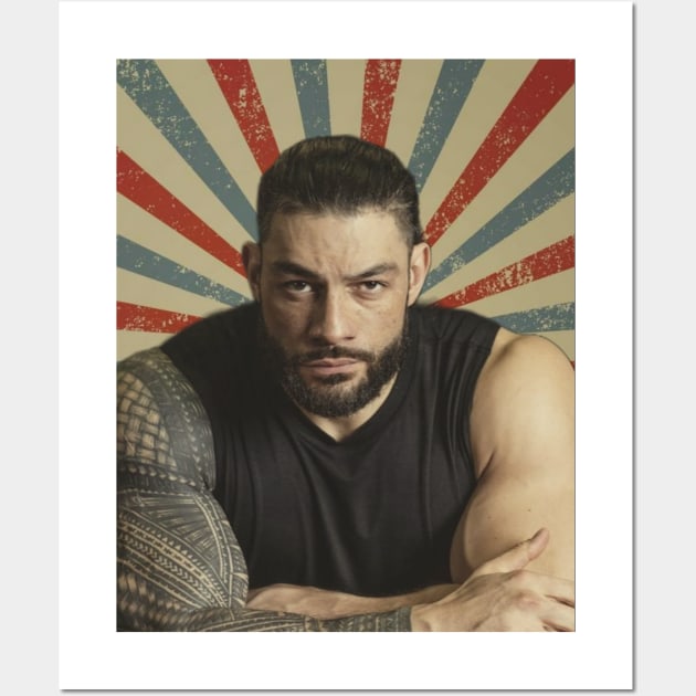 Roman Reigns Wall Art by LivingCapital 